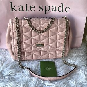 NWT Kate Spade Pink Leather Multi-Way/crossbody bag